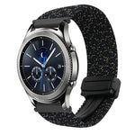 สายรัดนาฬิกาถักพร้อมหัวเข็มขัดแม่เหล็ก 22มม. สำหรับ Samsung Galaxy Gear S3 Classic, สำหรับ Samsung Galaxy Watch 46มม.