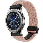 สายรัดนาฬิกาถักพร้อมหัวเข็มขัดแม่เหล็ก 22มม. สำหรับ Samsung Galaxy Gear S3 Classic, สำหรับ Samsung Galaxy Watch 46มม.