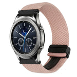 สายรัดนาฬิกาถักพร้อมหัวเข็มขัดแม่เหล็ก 22มม. สำหรับ Samsung Galaxy Gear S3 Classic, สำหรับ Samsung Galaxy Watch 46มม.