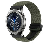 สายรัดนาฬิกาถักพร้อมหัวเข็มขัดแม่เหล็ก 22มม. สำหรับ Samsung Galaxy Gear S3 Classic, สำหรับ Samsung Galaxy Watch 46มม.