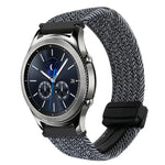 สายรัดนาฬิกาถักพร้อมหัวเข็มขัดแม่เหล็ก 22มม. สำหรับ Samsung Galaxy Gear S3 Classic, สำหรับ Samsung Galaxy Watch 46มม.