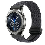 สายรัดนาฬิกาถักพร้อมหัวเข็มขัดแม่เหล็ก 22มม. สำหรับ Samsung Galaxy Gear S3 Classic, สำหรับ Samsung Galaxy Watch 46มม.