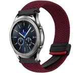 สายรัดนาฬิกาถักพร้อมหัวเข็มขัดแม่เหล็ก 22มม. สำหรับ Samsung Galaxy Gear S3 Classic, สำหรับ Samsung Galaxy Watch 46มม.