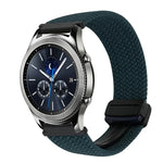 สายรัดนาฬิกาถักพร้อมหัวเข็มขัดแม่เหล็ก 22มม. สำหรับ Samsung Galaxy Gear S3 Classic, สำหรับ Samsung Galaxy Watch 46มม.