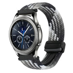 สายรัดนาฬิกาถักพร้อมหัวเข็มขัดแม่เหล็ก 22มม. สำหรับ Samsung Galaxy Gear S3 Classic, สำหรับ Samsung Galaxy Watch 46มม.