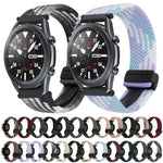 สายรัดนาฬิกาถักพร้อมหัวเข็มขัดแม่เหล็ก 22มม. สำหรับ Samsung Galaxy Gear S3 Classic, สำหรับ Samsung Galaxy Watch 46มม.