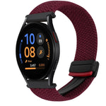 สายรัดนาฬิกาถักพร้อมหัวเข็มขัดแม่เหล็ก 20mm สำหรับ Samsung Galaxy Watch FE 40mm, สำหรับ Samsung Galaxy Watch 6 Classic
