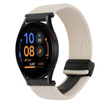 สายรัดนาฬิกาถักพร้อมหัวเข็มขัดแม่เหล็ก 20mm สำหรับ Samsung Galaxy Watch FE 40mm, สำหรับ Samsung Galaxy Watch 6 Classic