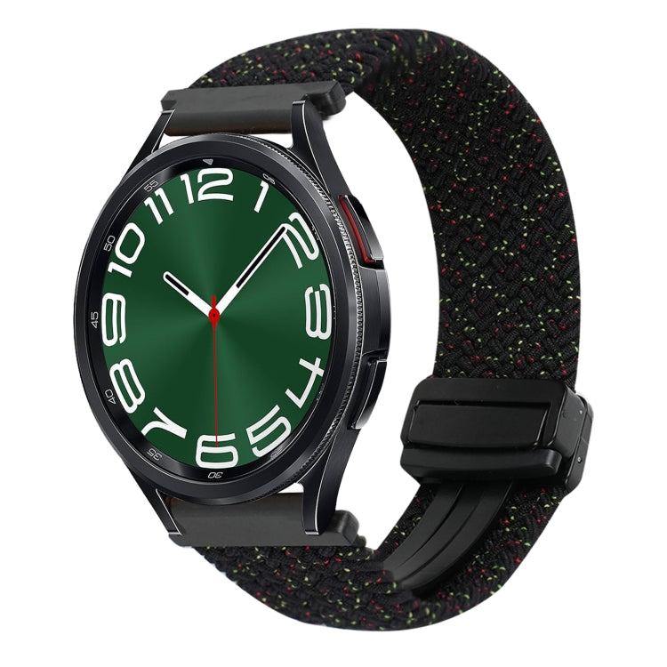 สายรัดนาฬิกาถักพร้อมหัวเข็มขัดแม่เหล็ก 20mm สำหรับ Samsung Galaxy Watch FE 40mm, สำหรับ Samsung Galaxy Watch 6 Classic