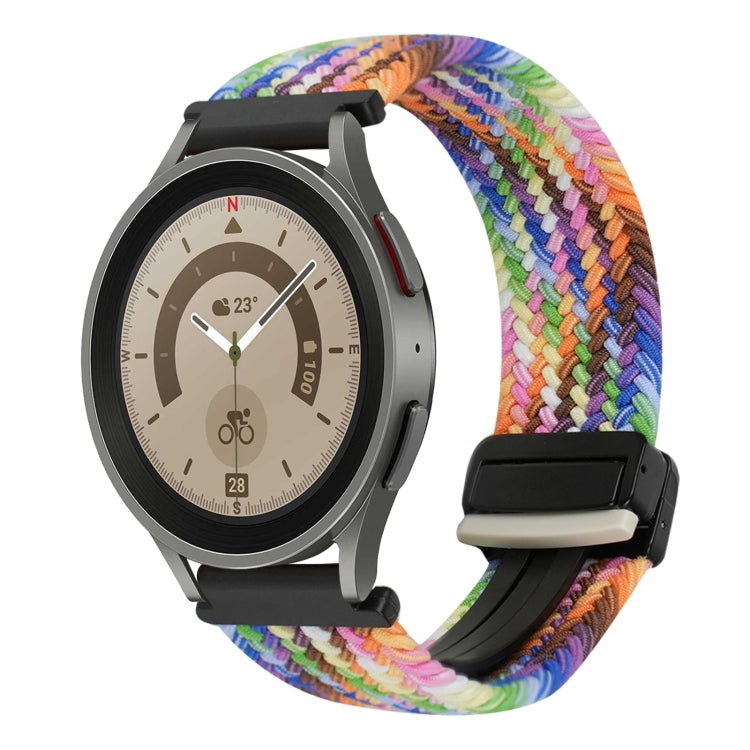 สายรัดนาฬิกาถักพร้อมหัวเข็มขัดแม่เหล็ก 20mm สำหรับ Samsung Galaxy Watch 5 Pro, สำหรับ Samsung Gear Sport
