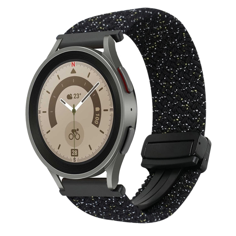 สายรัดนาฬิกาถักพร้อมหัวเข็มขัดแม่เหล็ก 20mm สำหรับ Samsung Galaxy Watch 5 Pro, สำหรับ Samsung Gear Sport