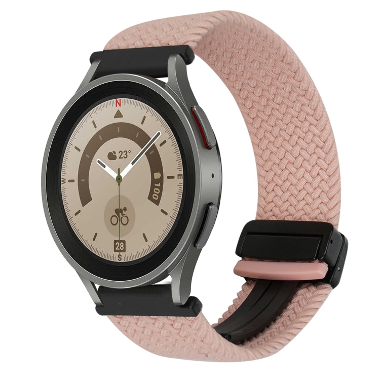 สายรัดนาฬิกาถักพร้อมหัวเข็มขัดแม่เหล็ก 20mm สำหรับ Samsung Galaxy Watch 5 Pro, สำหรับ Samsung Gear Sport