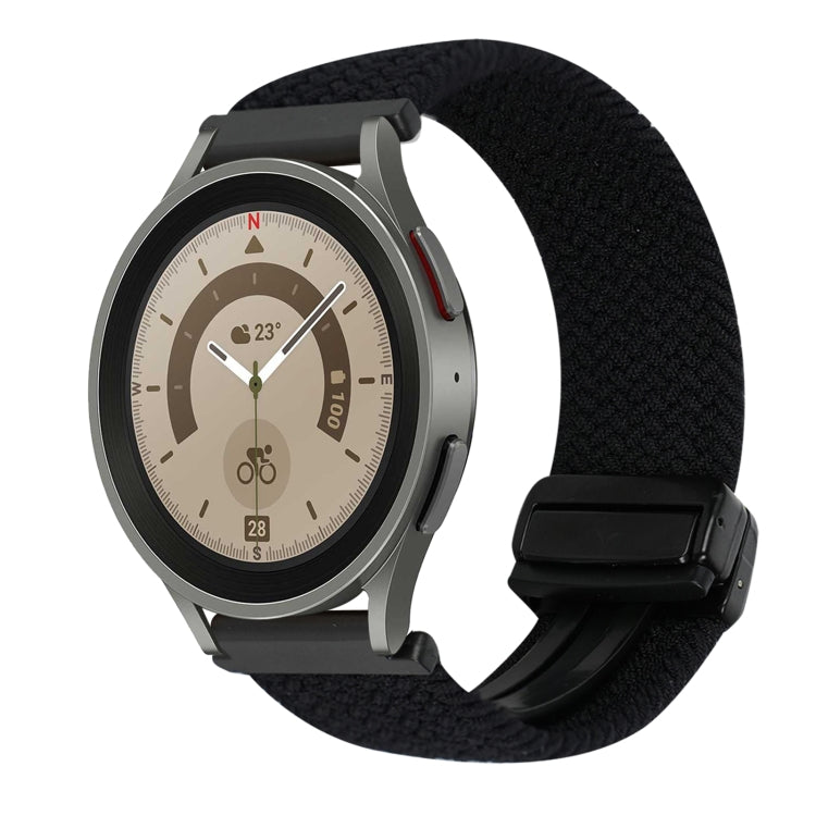 สายรัดนาฬิกาถักพร้อมหัวเข็มขัดแม่เหล็ก 20mm สำหรับ Samsung Galaxy Watch 5 Pro, สำหรับ Samsung Gear Sport