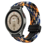 สายรัดนาฬิกาถักพร้อมหัวเข็มขัดแม่เหล็ก 20mm สำหรับ Samsung Galaxy Watch 5 Pro, สำหรับ Samsung Gear Sport
