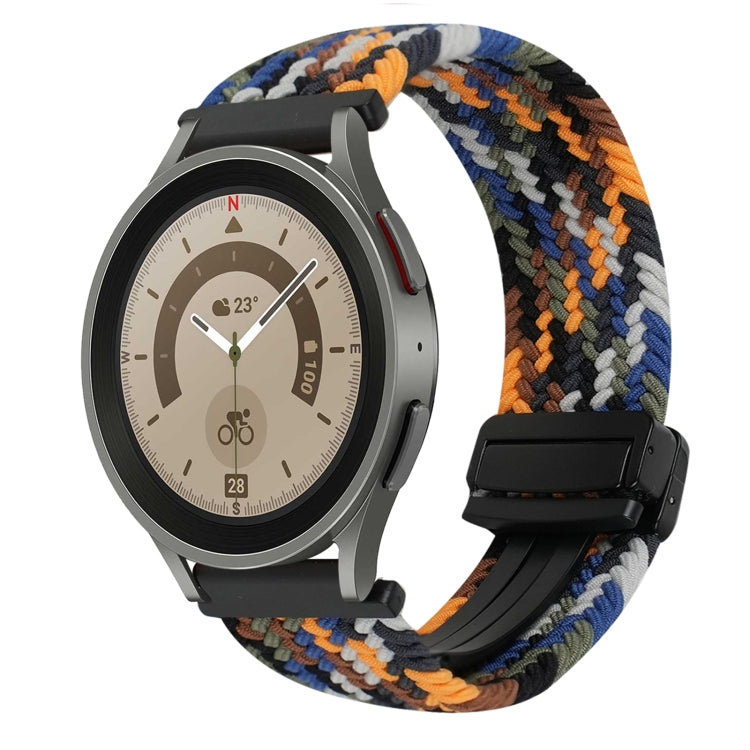 สายรัดนาฬิกาถักพร้อมหัวเข็มขัดแม่เหล็ก 20mm สำหรับ Samsung Galaxy Watch 5 Pro, สำหรับ Samsung Gear Sport