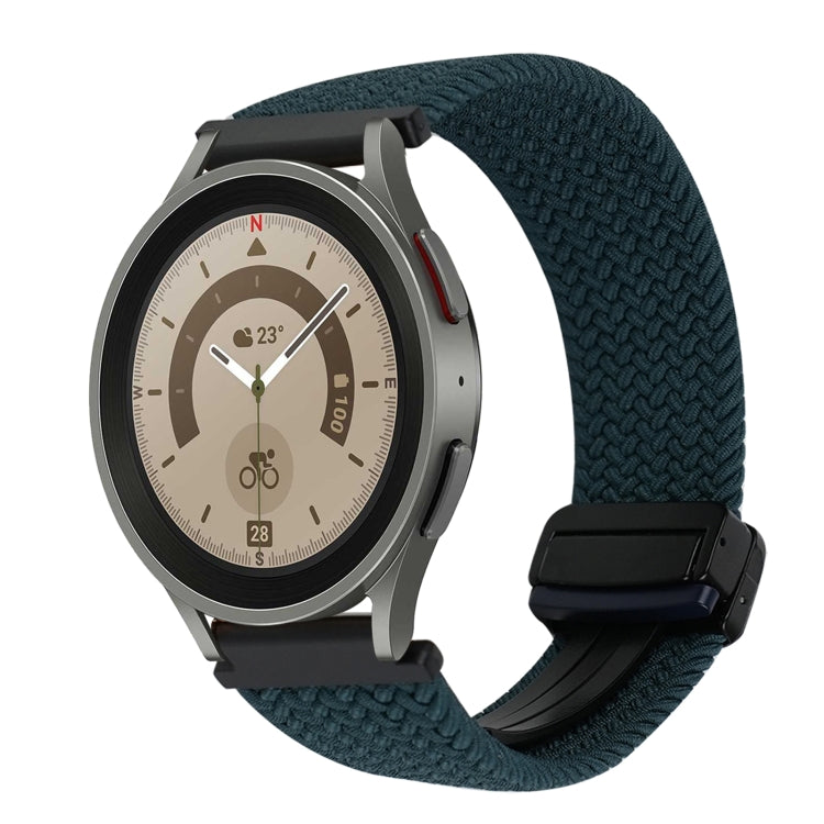 สายรัดนาฬิกาถักพร้อมหัวเข็มขัดแม่เหล็ก 20mm สำหรับ Samsung Galaxy Watch 5 Pro, สำหรับ Samsung Gear Sport