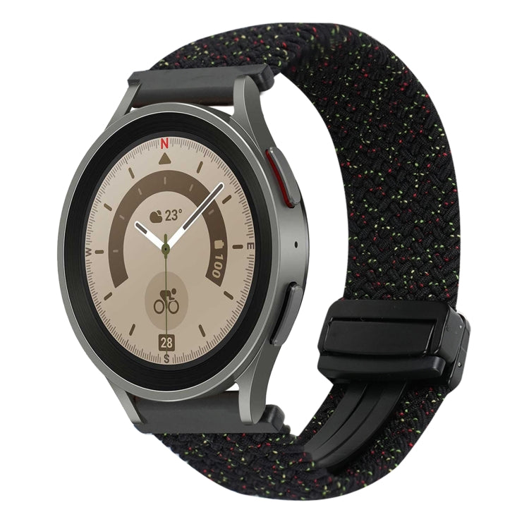 สายรัดนาฬิกาถักพร้อมหัวเข็มขัดแม่เหล็ก 20mm สำหรับ Samsung Galaxy Watch 5 Pro, สำหรับ Samsung Gear Sport
