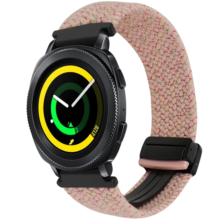สายรัดนาฬิกาถักพร้อมหัวเข็มขัดแม่เหล็ก 20mm สำหรับ Samsung Galaxy Watch 5 Pro, สำหรับ Samsung Gear Sport