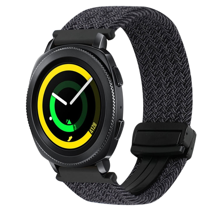 สายรัดนาฬิกาถักพร้อมหัวเข็มขัดแม่เหล็ก 20mm สำหรับ Samsung Galaxy Watch 5 Pro, สำหรับ Samsung Gear Sport