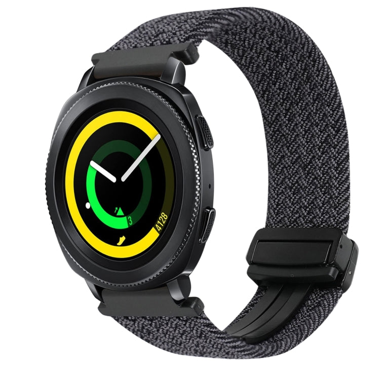 สายรัดนาฬิกาถักพร้อมหัวเข็มขัดแม่เหล็ก 20mm สำหรับ Samsung Galaxy Watch 5 Pro, สำหรับ Samsung Gear Sport