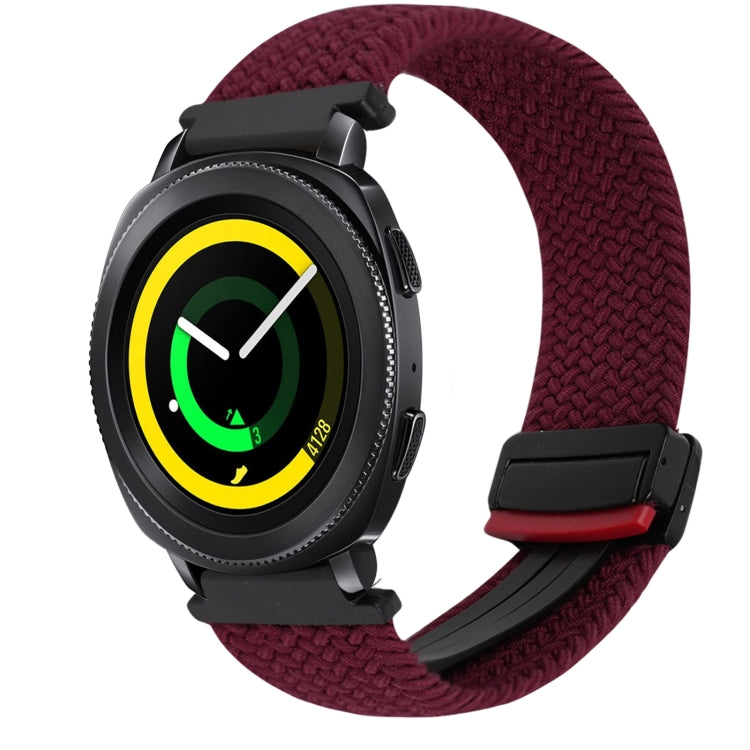 สายรัดนาฬิกาถักพร้อมหัวเข็มขัดแม่เหล็ก 20mm สำหรับ Samsung Galaxy Watch 5 Pro, สำหรับ Samsung Gear Sport