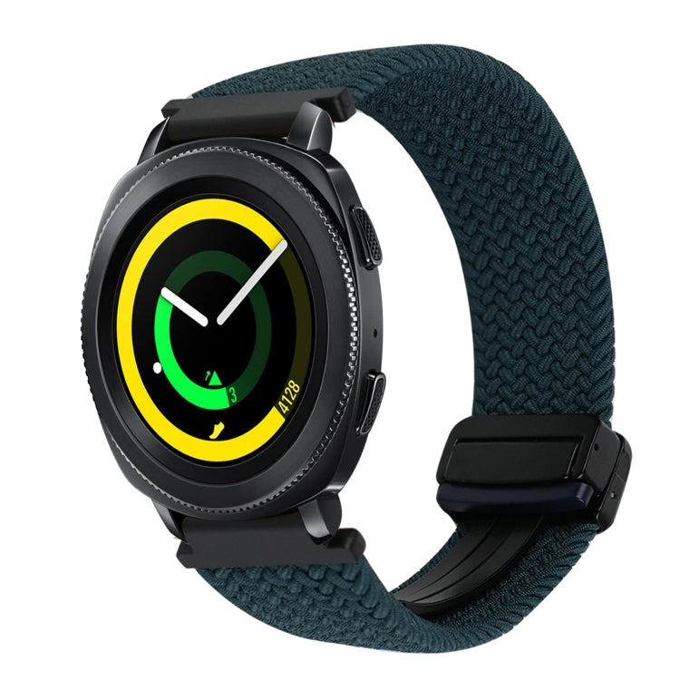 สายรัดนาฬิกาถักพร้อมหัวเข็มขัดแม่เหล็ก 20mm สำหรับ Samsung Galaxy Watch 5 Pro, สำหรับ Samsung Gear Sport