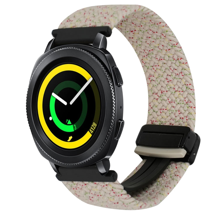 สายรัดนาฬิกาถักพร้อมหัวเข็มขัดแม่เหล็ก 20mm สำหรับ Samsung Galaxy Watch 5 Pro, สำหรับ Samsung Gear Sport