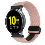 สายรัดนาฬิกาถักพร้อมหัวเข็มขัดแม่เหล็กขนาด 20 มม. สำหรับ Samsung Galaxy Watch Active 2 และ Samsung Galaxy Watch 3 41 มม.