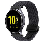 สายรัดนาฬิกาถักพร้อมหัวเข็มขัดแม่เหล็กขนาด 20 มม. สำหรับ Samsung Galaxy Watch Active 2 และ Samsung Galaxy Watch 3 41 มม.