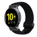 สายรัดนาฬิกาถักพร้อมหัวเข็มขัดแม่เหล็กขนาด 20 มม. สำหรับ Samsung Galaxy Watch Active 2 และ Samsung Galaxy Watch 3 41 มม.