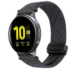 สายรัดนาฬิกาถักพร้อมหัวเข็มขัดแม่เหล็กขนาด 20 มม. สำหรับ Samsung Galaxy Watch Active 2 และ Samsung Galaxy Watch 3 41 มม.