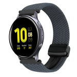 สายรัดนาฬิกาถักพร้อมหัวเข็มขัดแม่เหล็กขนาด 20 มม. สำหรับ Samsung Galaxy Watch Active 2 และ Samsung Galaxy Watch 3 41 มม.