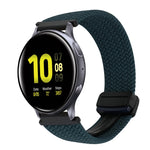 สายรัดนาฬิกาถักพร้อมหัวเข็มขัดแม่เหล็กขนาด 20 มม. สำหรับ Samsung Galaxy Watch Active 2 และ Samsung Galaxy Watch 3 41 มม.