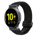 สายรัดนาฬิกาถักพร้อมหัวเข็มขัดแม่เหล็กขนาด 20 มม. สำหรับ Samsung Galaxy Watch Active 2 และ Samsung Galaxy Watch 3 41 มม.
