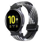 สายรัดนาฬิกาถักพร้อมหัวเข็มขัดแม่เหล็กขนาด 20 มม. สำหรับ Samsung Galaxy Watch Active 2 และ Samsung Galaxy Watch 3 41 มม.