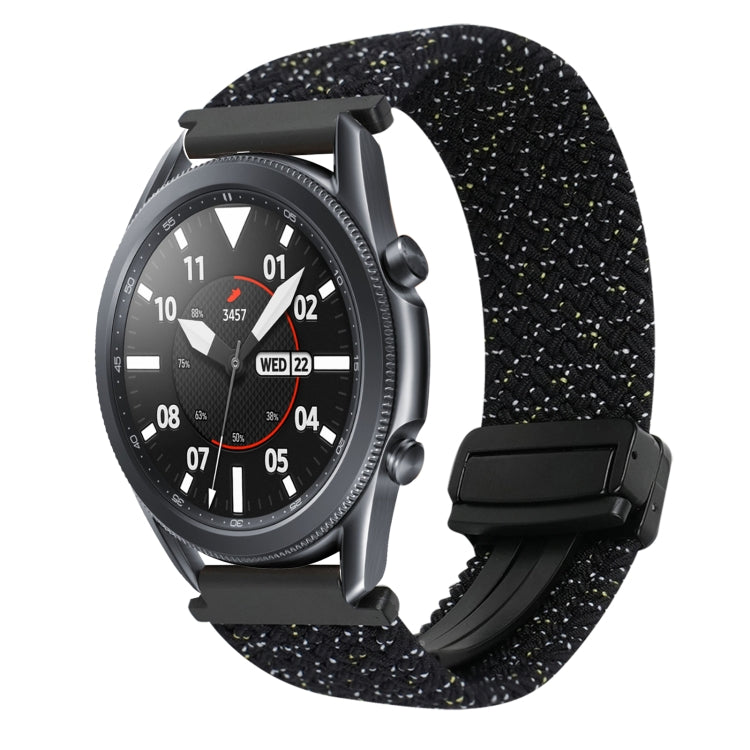 สายรัดนาฬิกาถักพร้อมหัวเข็มขัดแม่เหล็กขนาด 20 มม. สำหรับ Samsung Galaxy Watch Active 2 และ Samsung Galaxy Watch 3 41 มม.