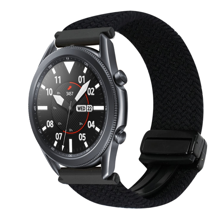 สายรัดนาฬิกาถักพร้อมหัวเข็มขัดแม่เหล็กขนาด 20 มม. สำหรับ Samsung Galaxy Watch Active 2 และ Samsung Galaxy Watch 3 41 มม.