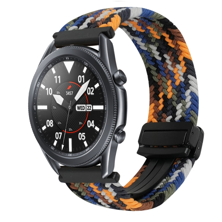 สายรัดนาฬิกาถักพร้อมหัวเข็มขัดแม่เหล็กขนาด 20 มม. สำหรับ Samsung Galaxy Watch Active 2 และ Samsung Galaxy Watch 3 41 มม.