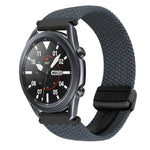 สายรัดนาฬิกาถักพร้อมหัวเข็มขัดแม่เหล็กขนาด 20 มม. สำหรับ Samsung Galaxy Watch Active 2 และ Samsung Galaxy Watch 3 41 มม.