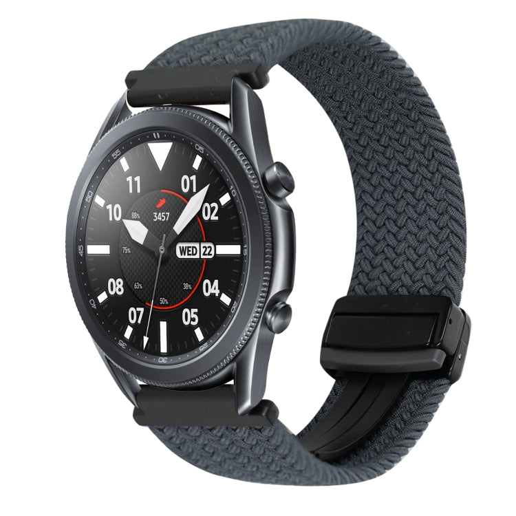 สายรัดนาฬิกาถักพร้อมหัวเข็มขัดแม่เหล็กขนาด 20 มม. สำหรับ Samsung Galaxy Watch Active 2 และ Samsung Galaxy Watch 3 41 มม.