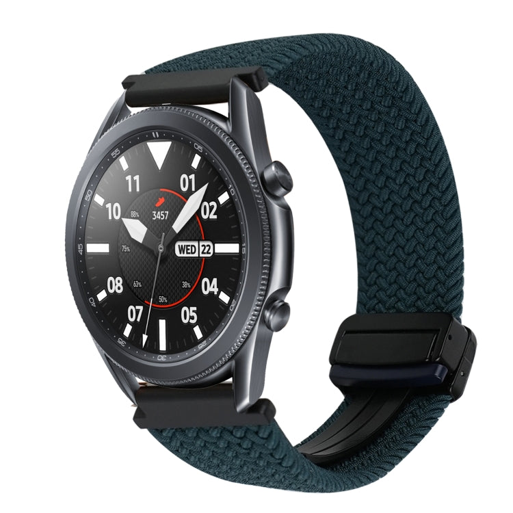 สายรัดนาฬิกาถักพร้อมหัวเข็มขัดแม่เหล็กขนาด 20 มม. สำหรับ Samsung Galaxy Watch Active 2 และ Samsung Galaxy Watch 3 41 มม.