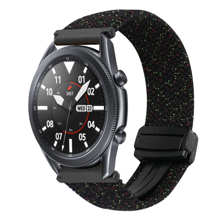 สายรัดนาฬิกาถักพร้อมหัวเข็มขัดแม่เหล็กขนาด 20 มม. สำหรับ Samsung Galaxy Watch Active 2 และ Samsung Galaxy Watch 3 41 มม.