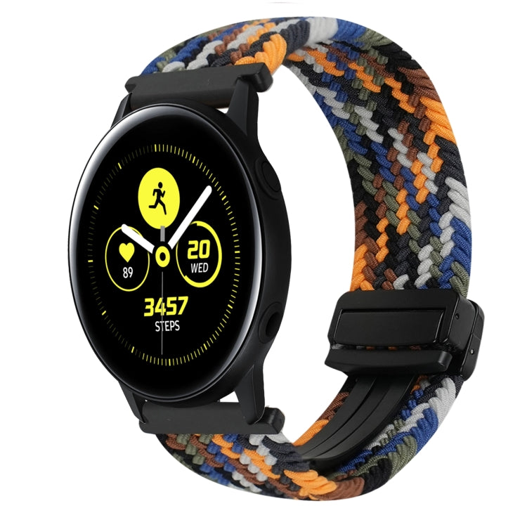 20mm Magnetic Buckle Braided Watch Strap, For Samsung Galaxy Watch Active, For Samsung Galaxy Watch 42mm