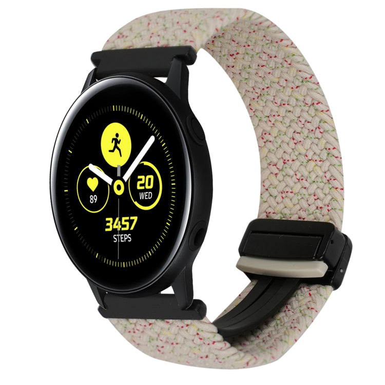 20mm Magnetic Buckle Braided Watch Strap, For Samsung Galaxy Watch Active, For Samsung Galaxy Watch 42mm