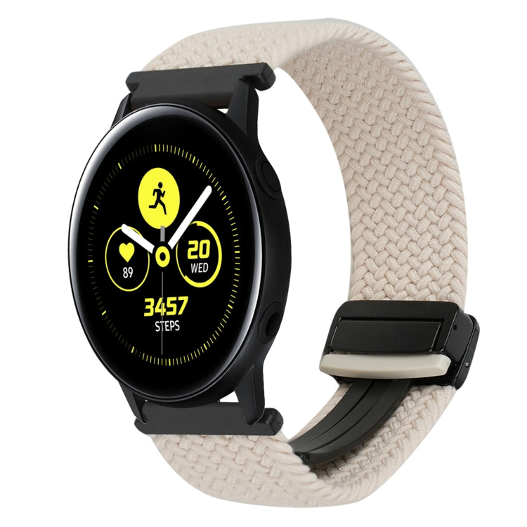 20mm Magnetic Buckle Braided Watch Strap, For Samsung Galaxy Watch Active, For Samsung Galaxy Watch 42mm