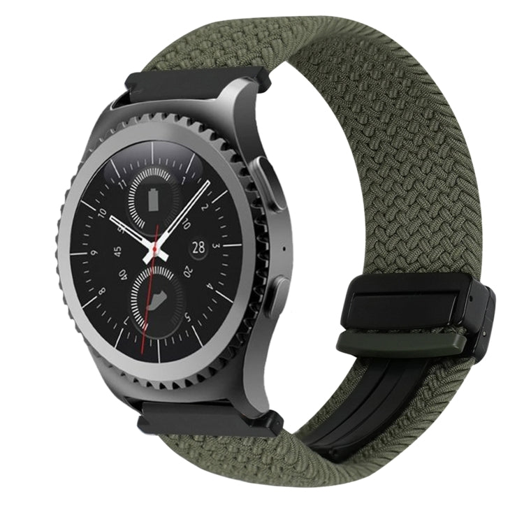 สายรัดนาฬิกาถักพร้อมตัวล็อกแม่เหล็ก 20 มม. สำหรับ Samsung Gear S2 Classic และ Galaxy Watch 7