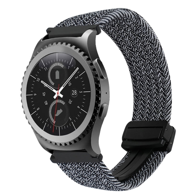 สายรัดนาฬิกาถักพร้อมตัวล็อกแม่เหล็ก 20 มม. สำหรับ Samsung Gear S2 Classic และ Galaxy Watch 7