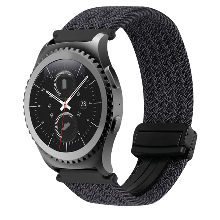 สายรัดนาฬิกาถักพร้อมตัวล็อกแม่เหล็ก 20 มม. สำหรับ Samsung Gear S2 Classic และ Galaxy Watch 7