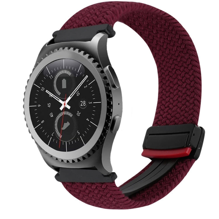 สายรัดนาฬิกาถักพร้อมตัวล็อกแม่เหล็ก 20 มม. สำหรับ Samsung Gear S2 Classic และ Galaxy Watch 7
