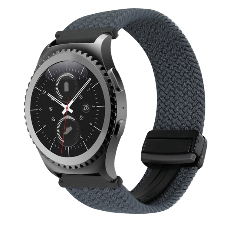 สายรัดนาฬิกาถักพร้อมตัวล็อกแม่เหล็ก 20 มม. สำหรับ Samsung Gear S2 Classic และ Galaxy Watch 7